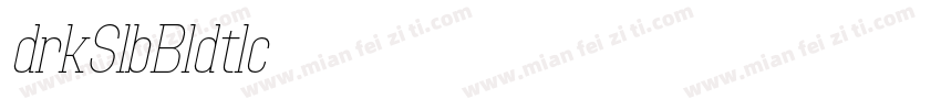 Adirek Slab Bold Italic字体转换